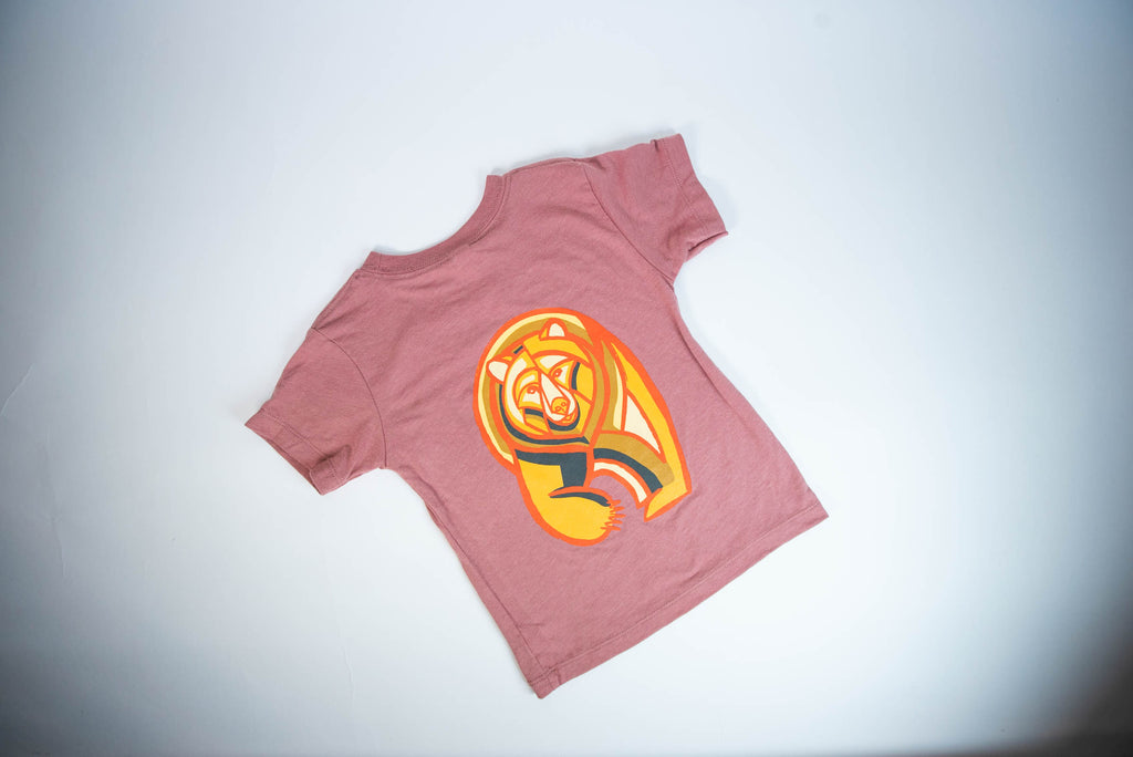 Hey Bear Mauve Toddler T-Shirt