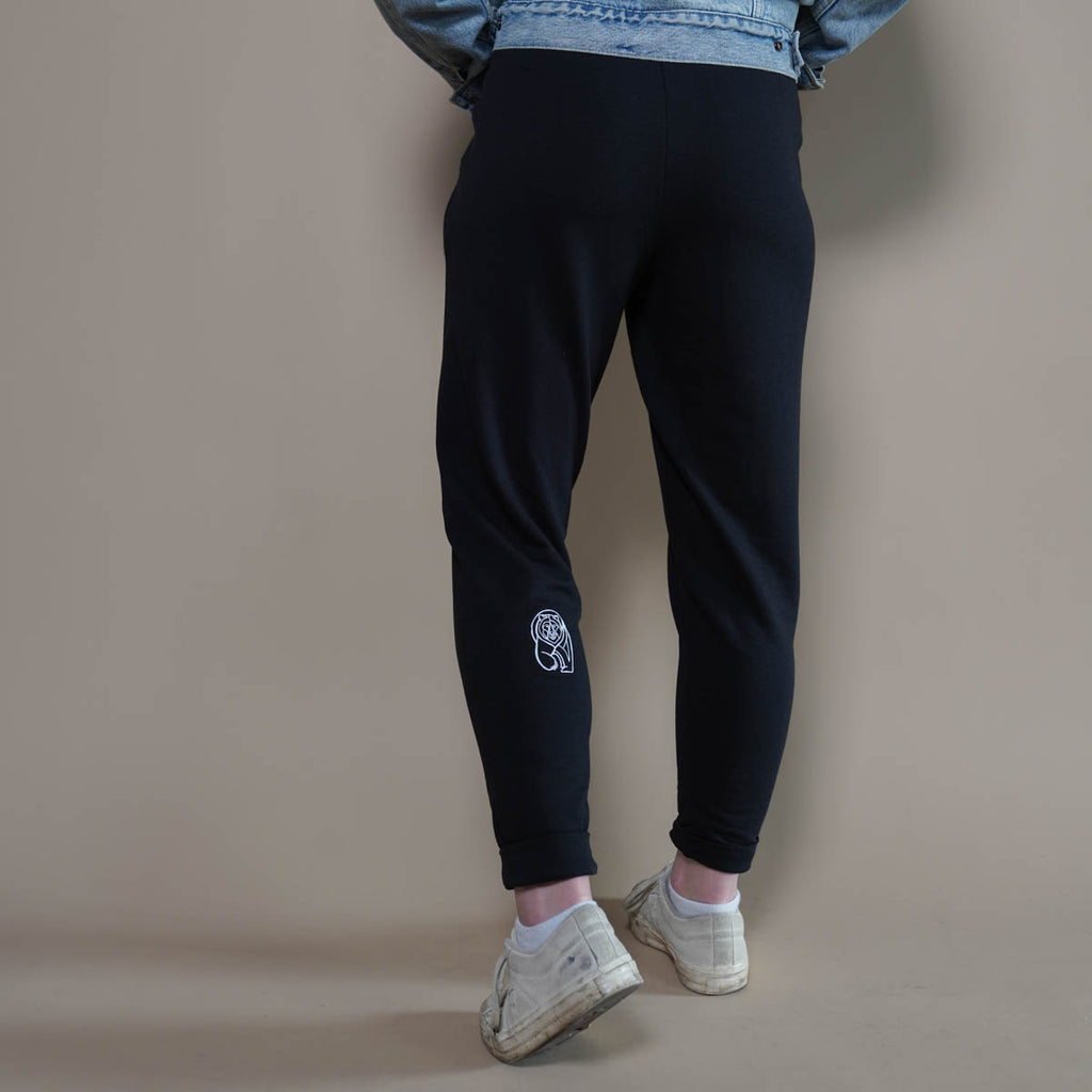 Hey Bear Lightweight Black Joggers